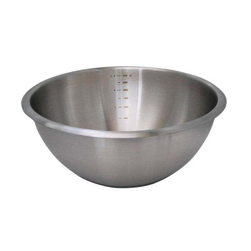 De Buyer Hemisphere Mixing Bowl with Silicone Base 30cm Cookware Bakeware & Roasting French Food