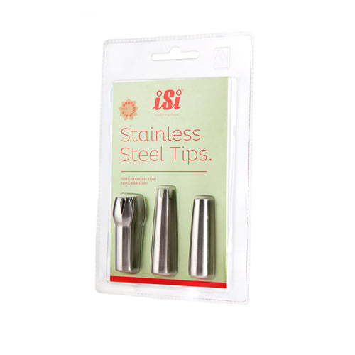 iSi Stainless Steel Decorator Tips Cookware Sous Vide Cooking