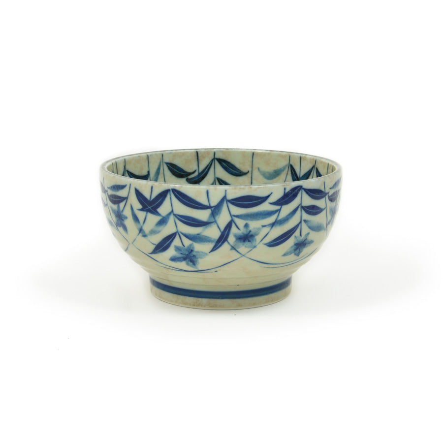 Kiji Stoneware & Ceramics Kikyo Flower Ramen Bowl 17cm dia x 9cm Tableware Ramen Bowls Japanese Food