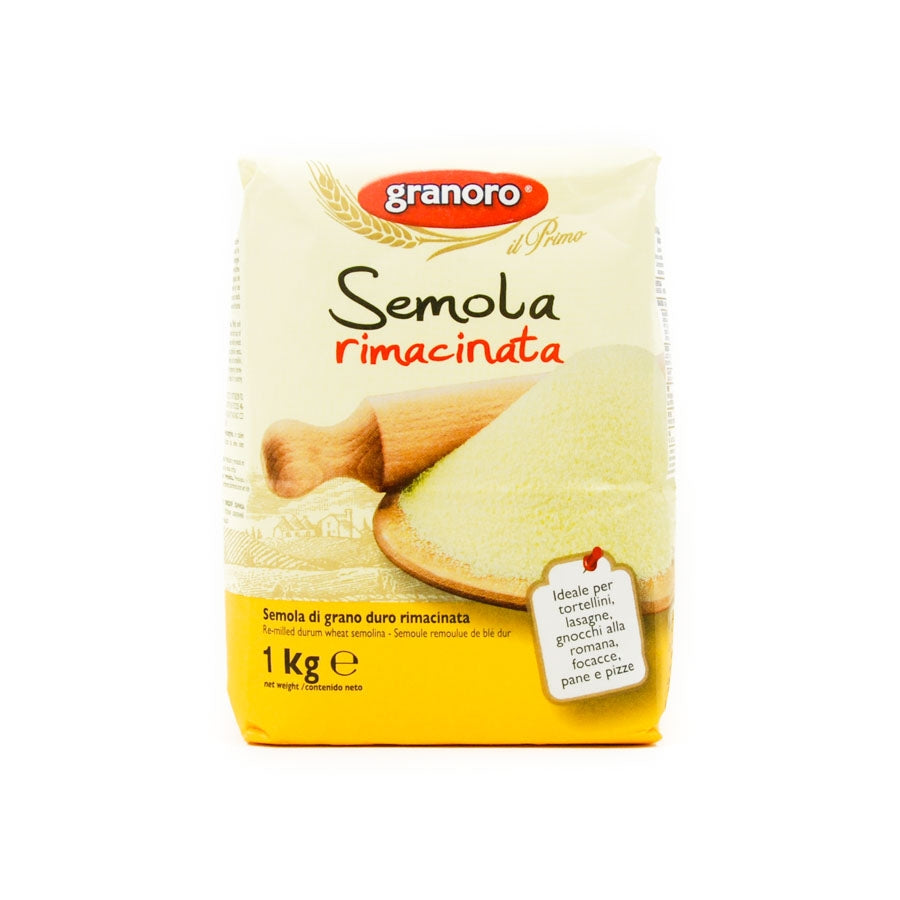 Durum Semolina 'Rimacinata' - Fine Ground Wheat Flour 1kg