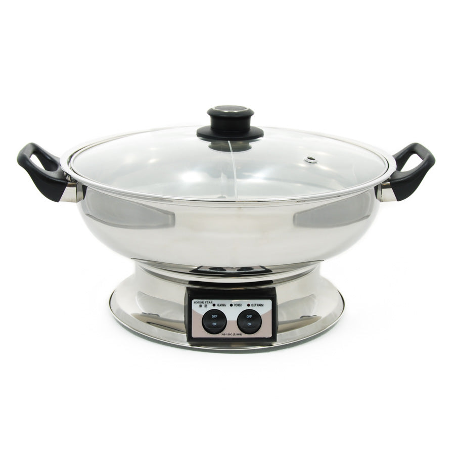 HSK Table Top Chinese Hot Pot 4.5 litres, Serve 6-8 Cookware Pots & Pans Chinese Food