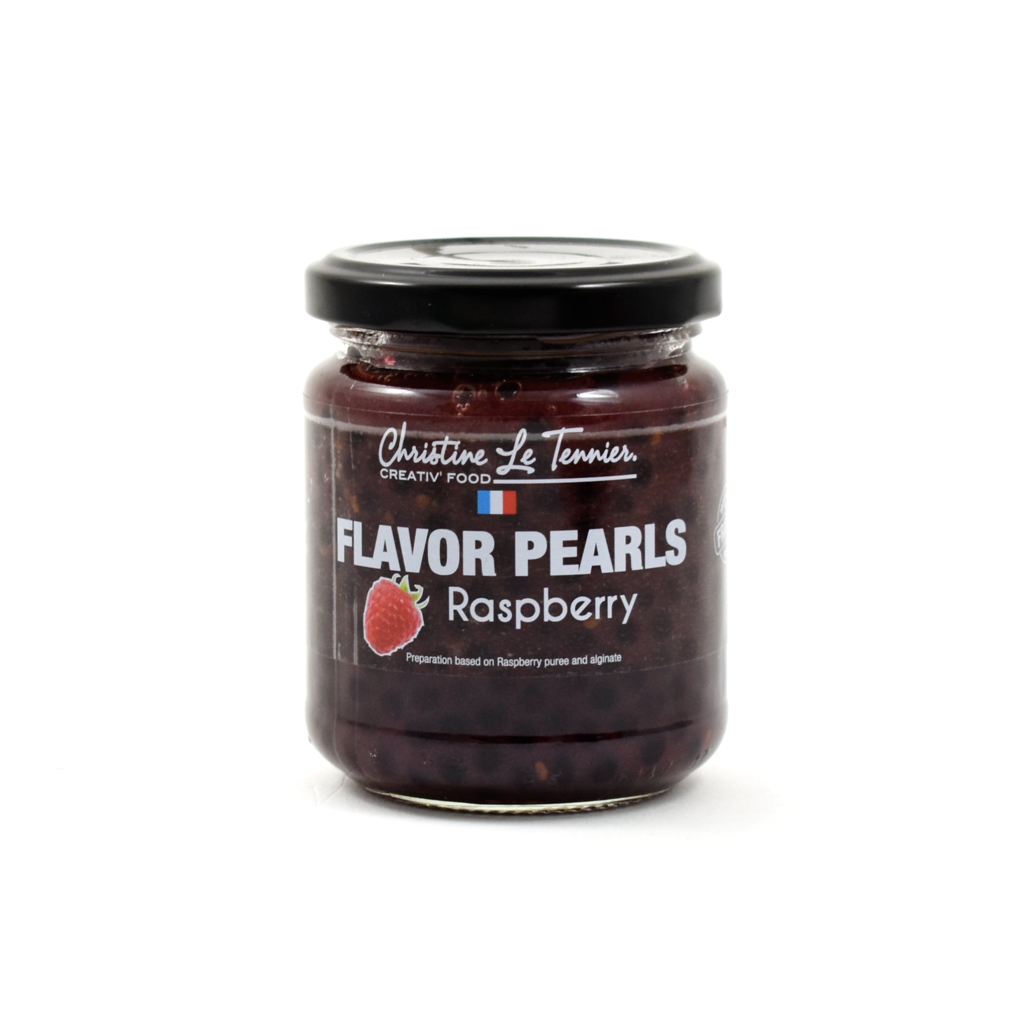 Raspberry Flavour Pearls Modernist and Molecular Cuisine French Food & Recipes jar shot