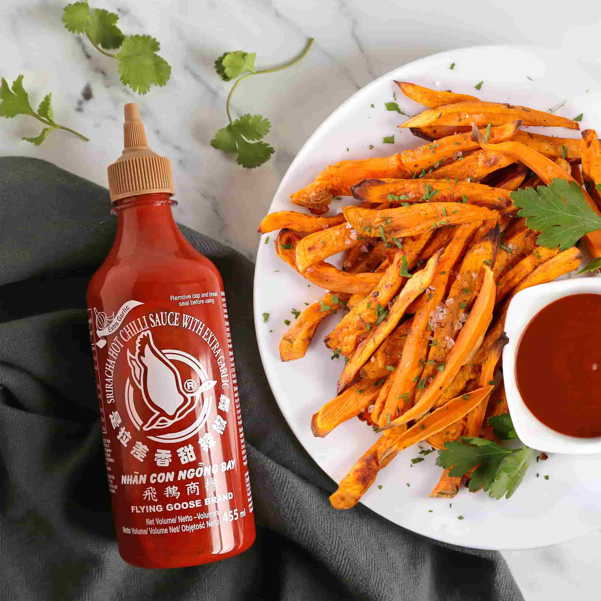 Flying Goose Sriracha - Extra Garlic 455ml