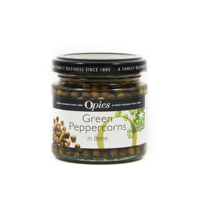 Opies Green Peppercorns in Brine 115g Ingredients Seasonings