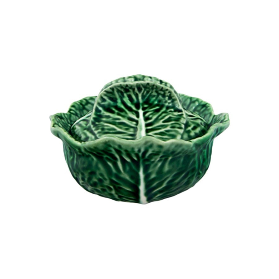 Bordallo Pinheiro Individual Cabbage Leaf Tureen Tableware