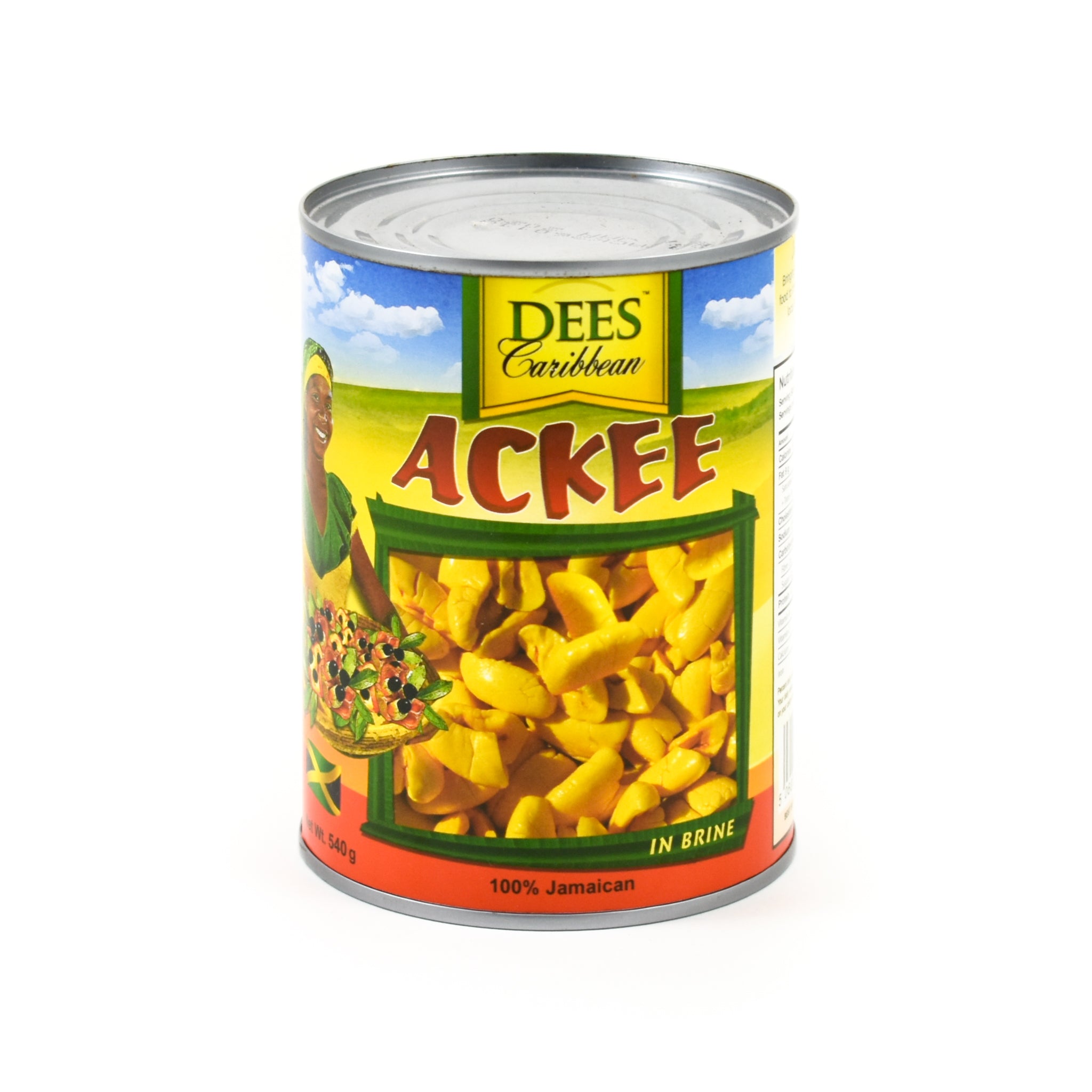 Dees Caribbean Jamaican Ackee 540g Ingredients Pickled & Preserved Vegetables Caribbean Food
