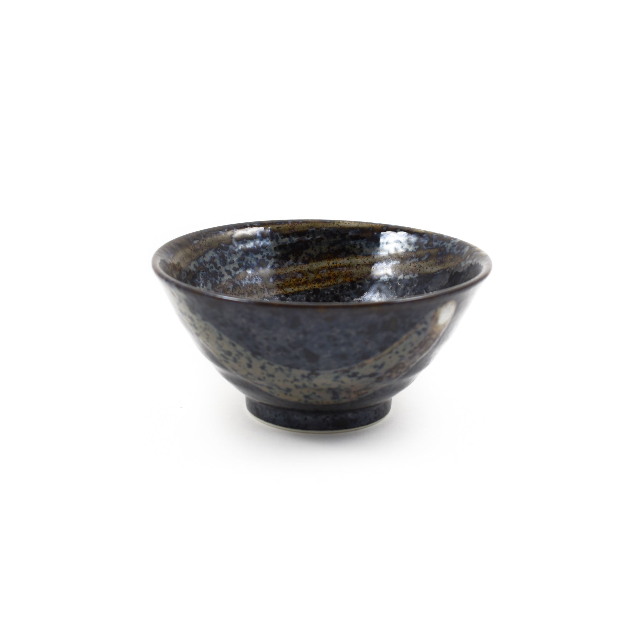 Kiji Stoneware & Ceramics Karasuba-Iro Medium Rice Bowl Tableware Japanese Tableware Japanese Food