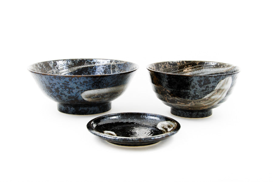 Kiji Stoneware & Ceramics Karasuba-Iro Small Plate Tableware Japanese Tableware Japanese Food