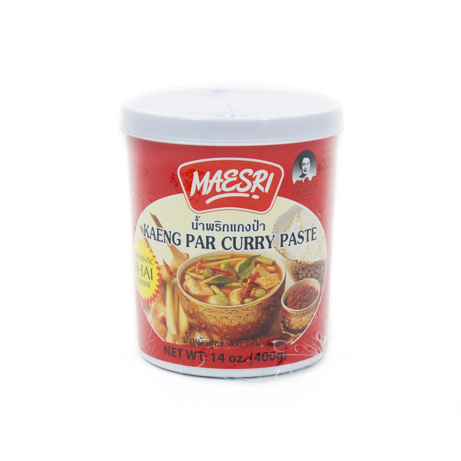 Mae Sri Thai Jungle Curry Paste - Kaeng Par 400g Ingredients Sauces & Condiments Asian Sauces & Condiments Southeast Asian Food