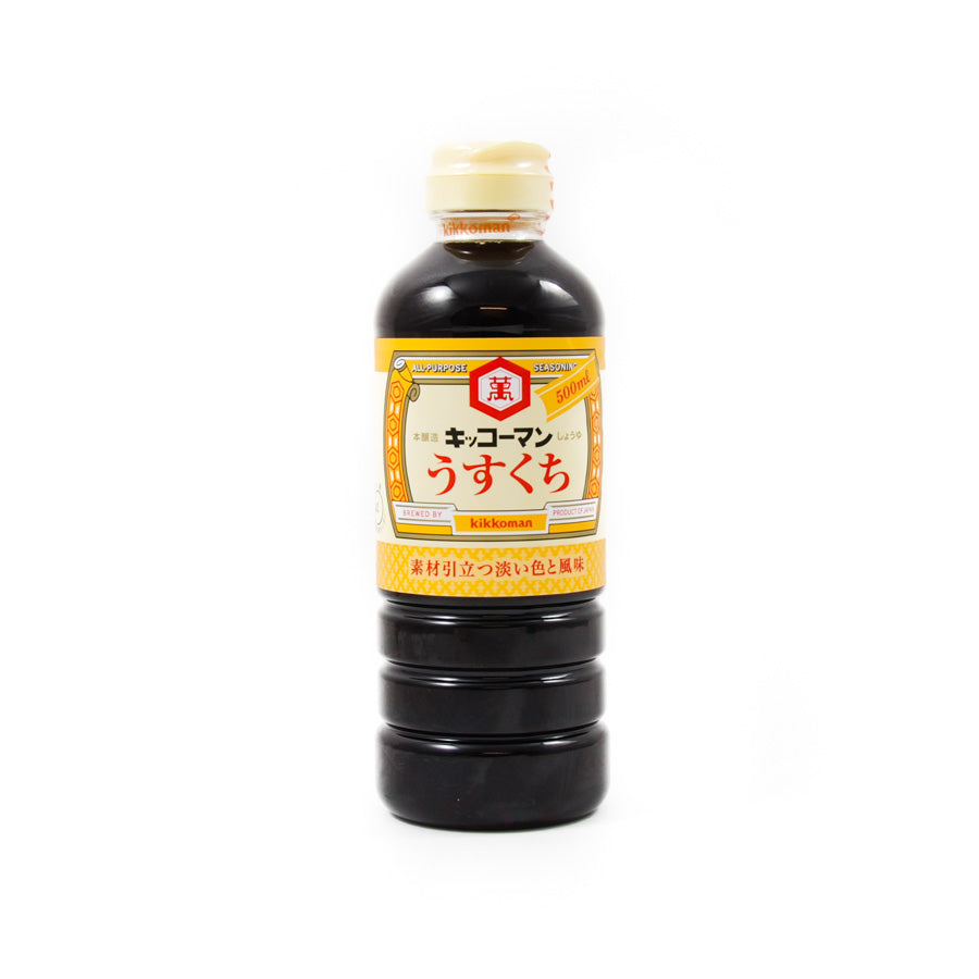 Kikkoman Usukuchi Shoyu - Light Soy Sauce 500ml Ingredients Sauces & Condiments Asian Sauces & Condiments Japanese Food