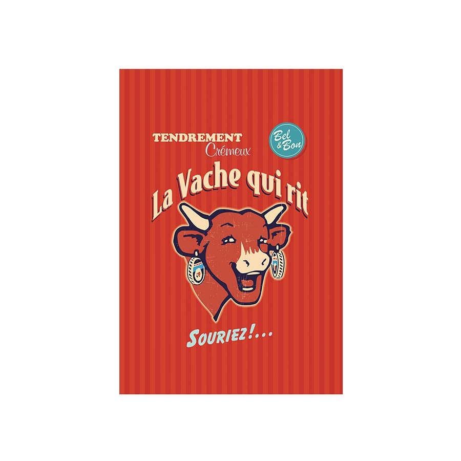 Coucke French Tea Towel - La Vache Qui Rit Cookware Kitchen Clothing French Food