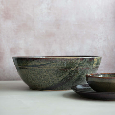Lagoa Large Handmade Salad Bowl