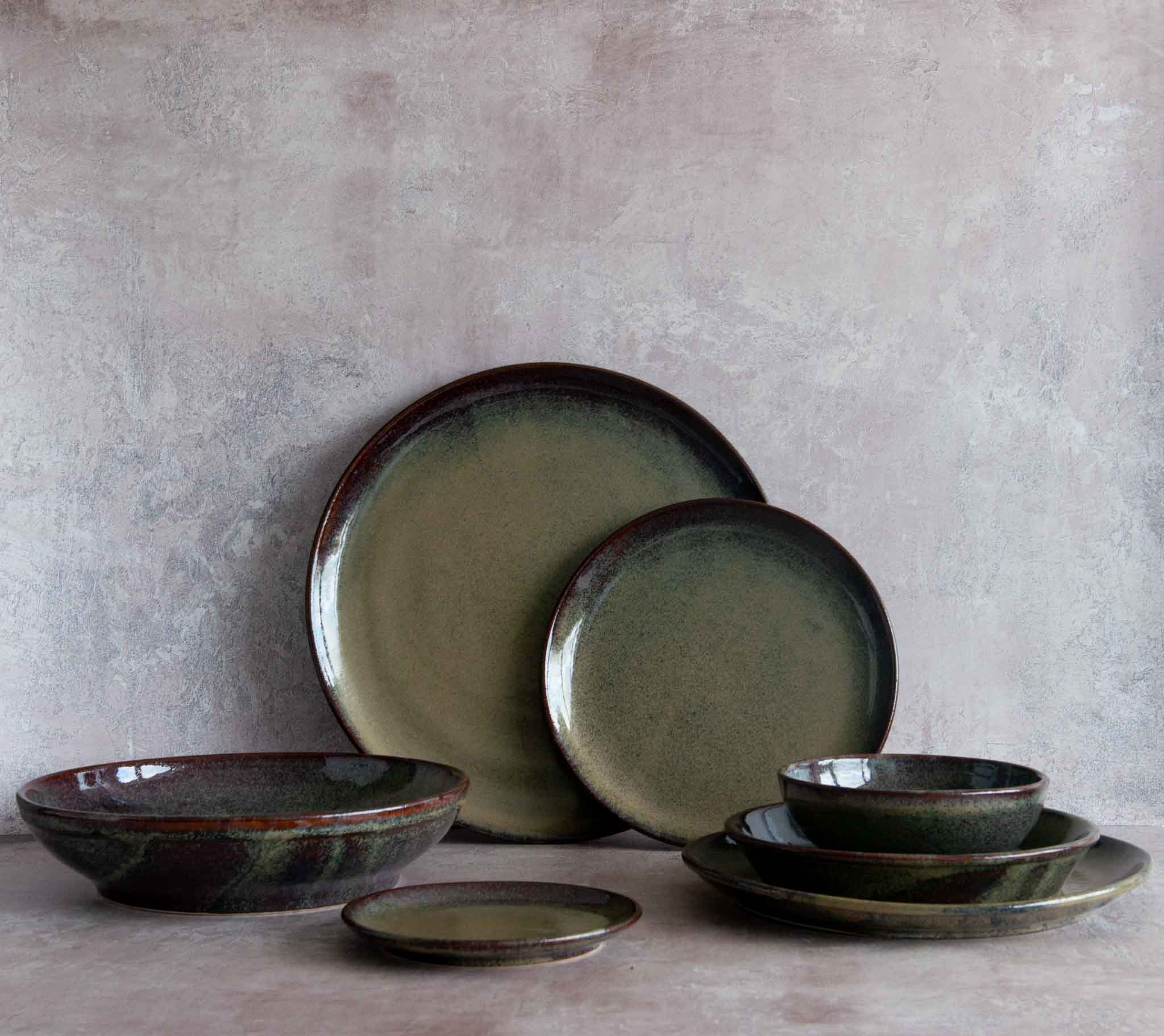 Ceramica Nicola Lagoa Wide Shallow Bowl Tableware
