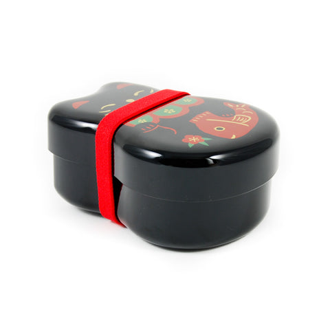 Maruko Black Cat 2-Tier Bento Box, 520ml