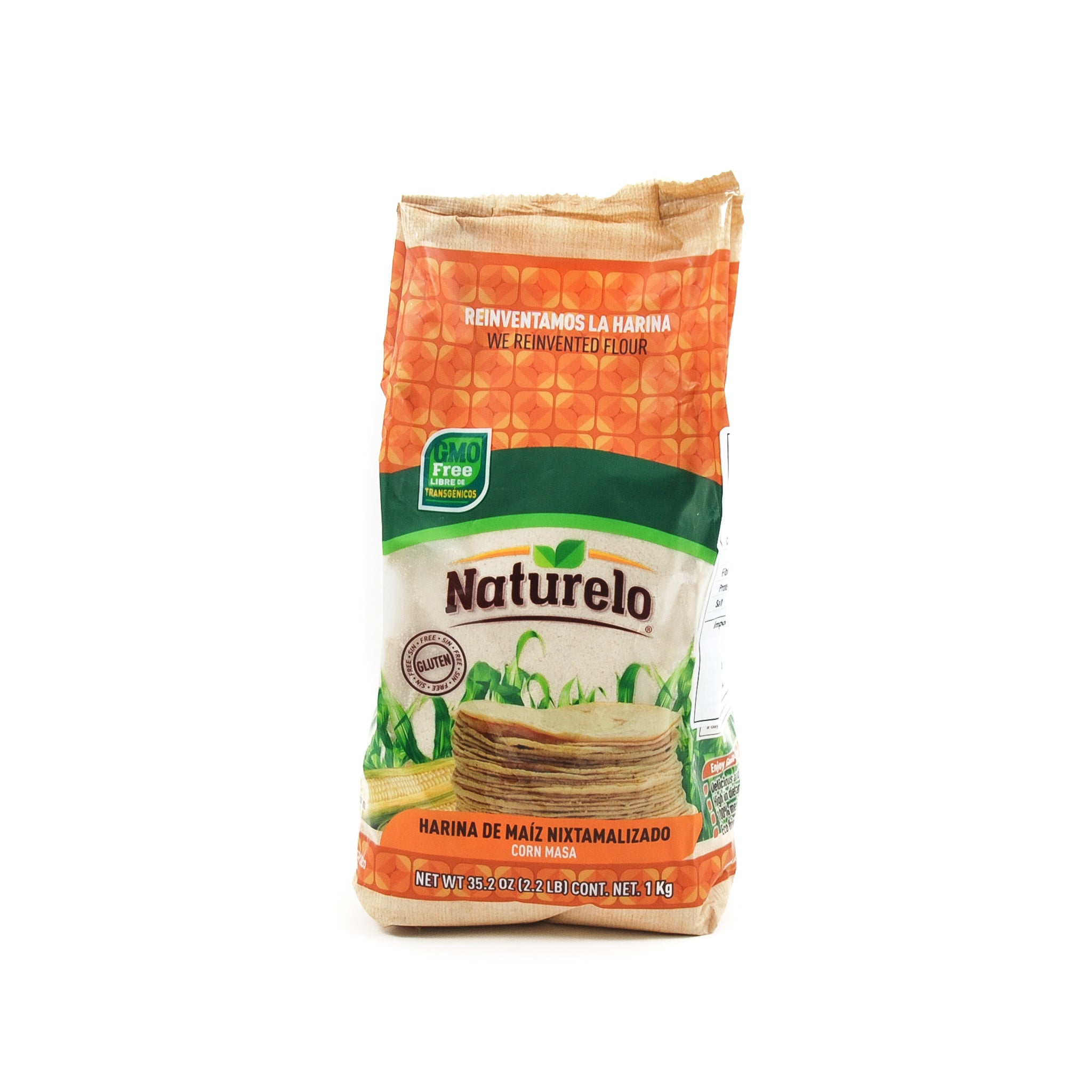 Naturelo White Masa Harina Ingredients Flour Grains & Seeds