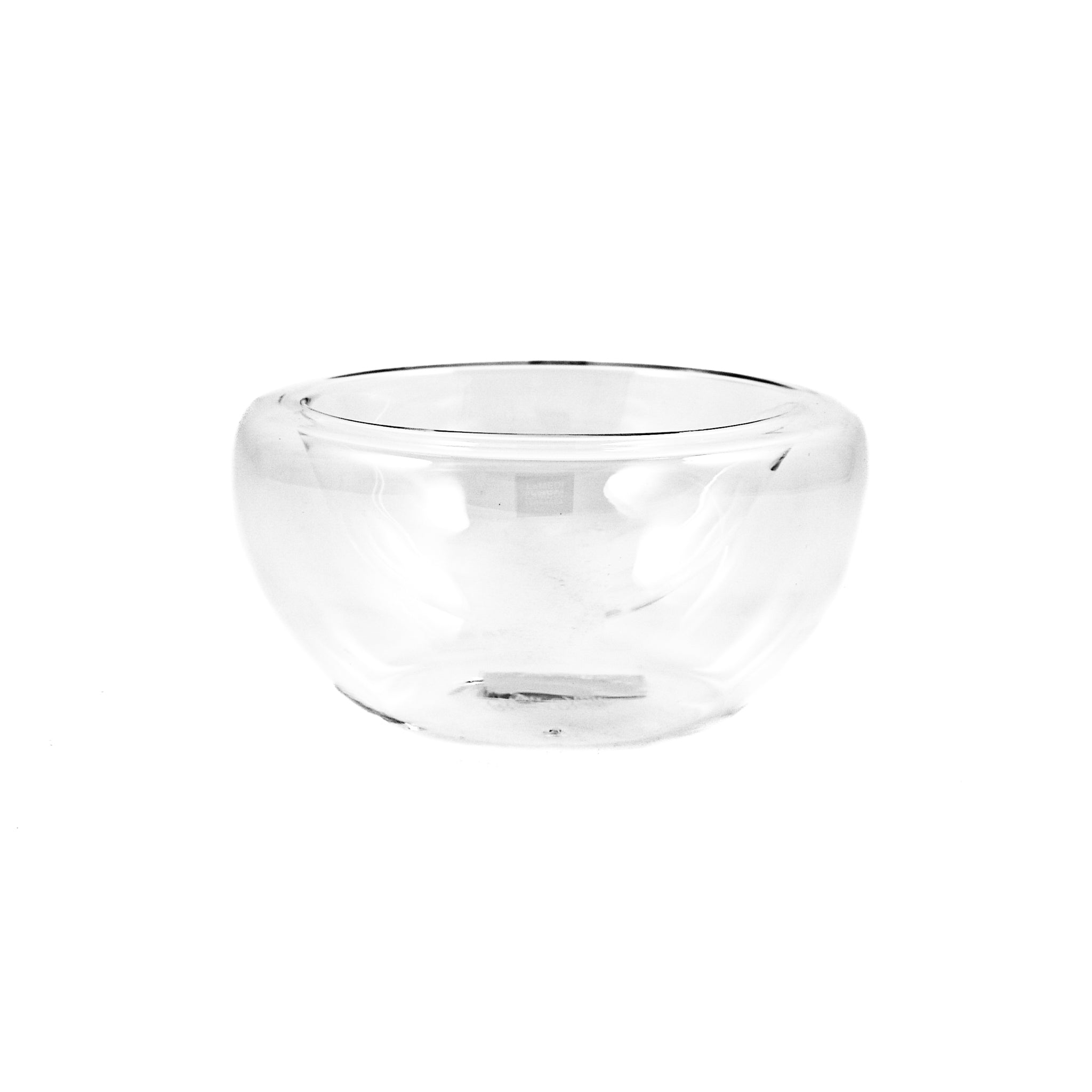 Portuguese Tableware Medium Double-Walled Glass Bowl x 3 170ml Tableware Jugs & Glassware