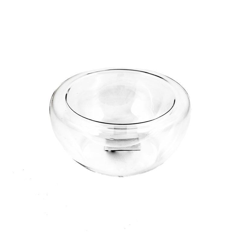 Portuguese Tableware Medium Double-Walled Glass Bowl x 3 170ml Tableware Jugs & Glassware