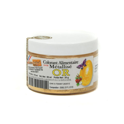 Deco Relief Edible Gold Shimmer Dust, 25g