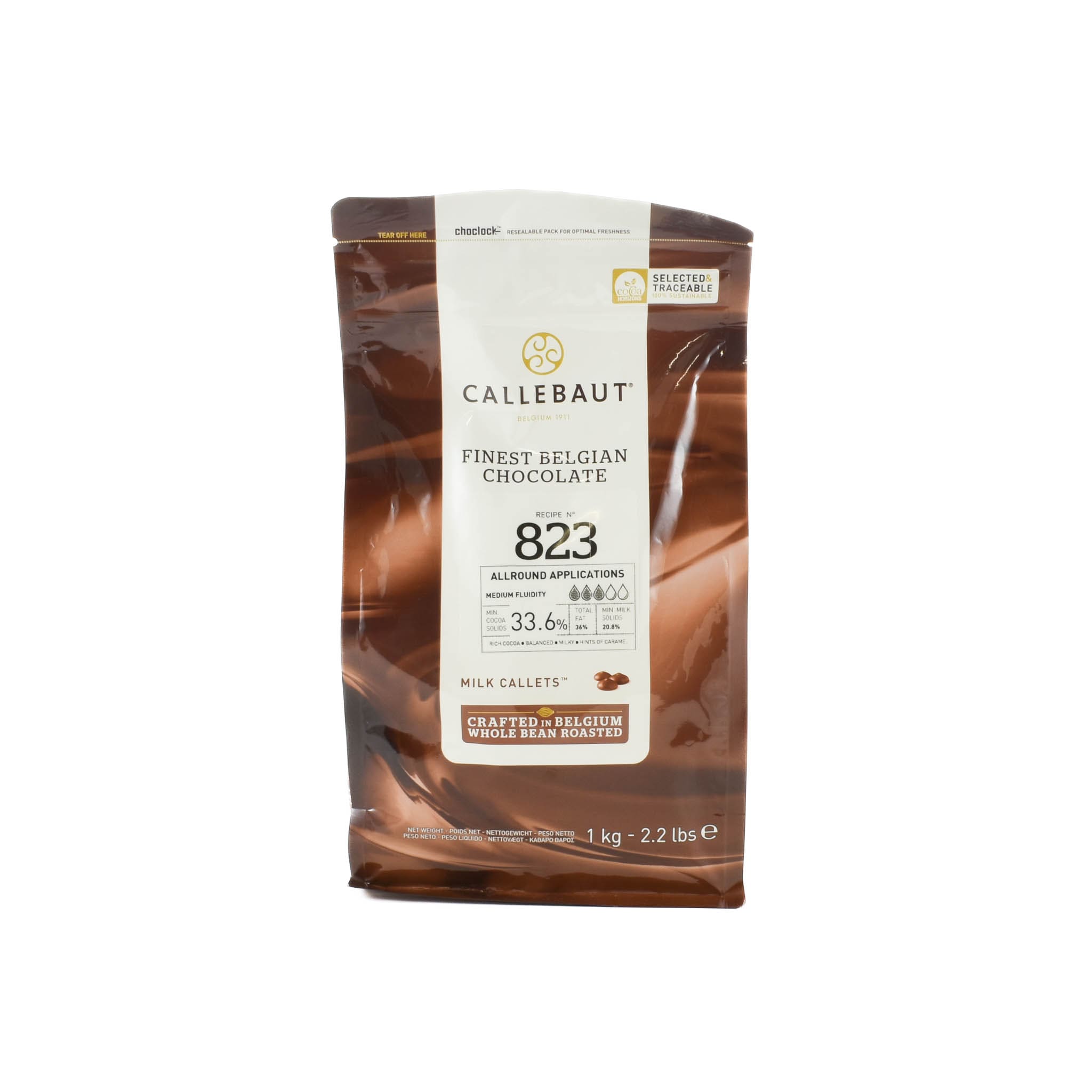 Callebaut Milk Chocolate Couverture, 34%