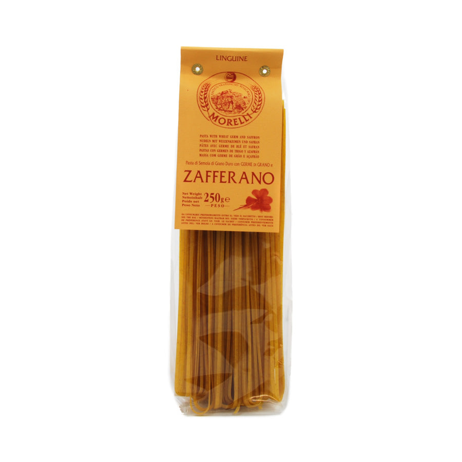 Morelli Saffron Linguine 250g Ingredients Pasta Rice & Noodles Pasta Italian Food