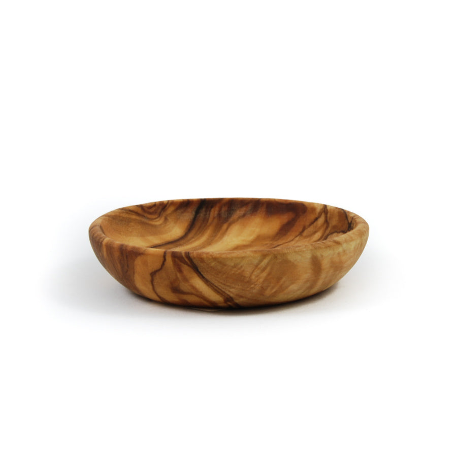 Naturally Med Olive Wood Round Dipping Bowl 9cm Tableware Wooden Boards & Chopping Boards