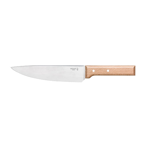 Opinel Parallele Beech Handle Chefs Knife N.118 Cookware Kitchen Knives