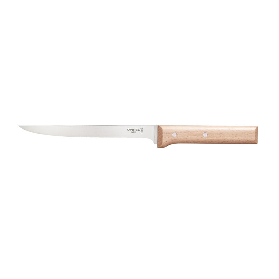 Opinel Parallele Beech Handle Filleting Knife N.121 Cookware Kitchen Knives
