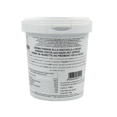 Italian Hazelnut Gianduja Paste, 1kg