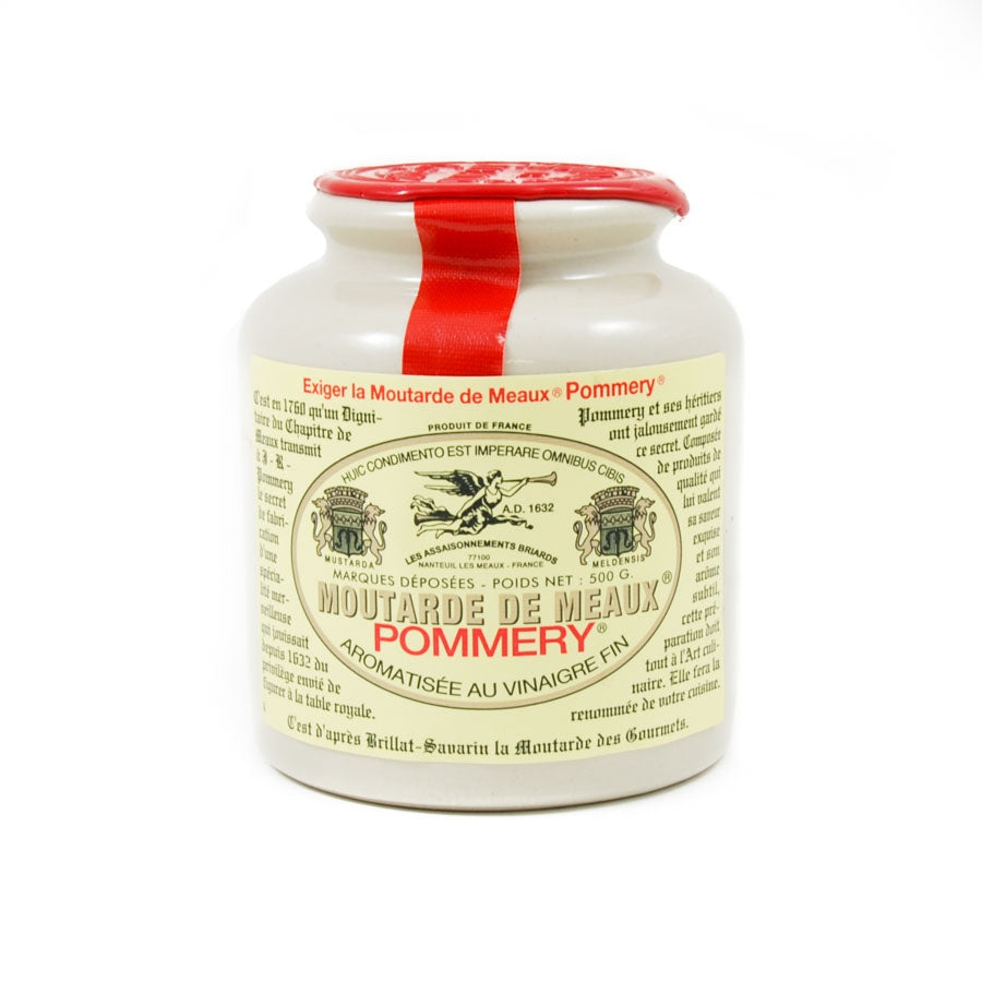 Pommery Wholegrain Mustard - Moutarde de Meaux 500g Ingredients Sauces & Condiments French Food