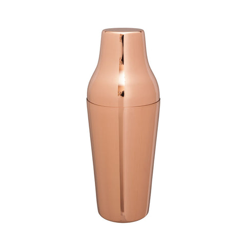 Copper Plated French Cocktail Shaker, 600ml