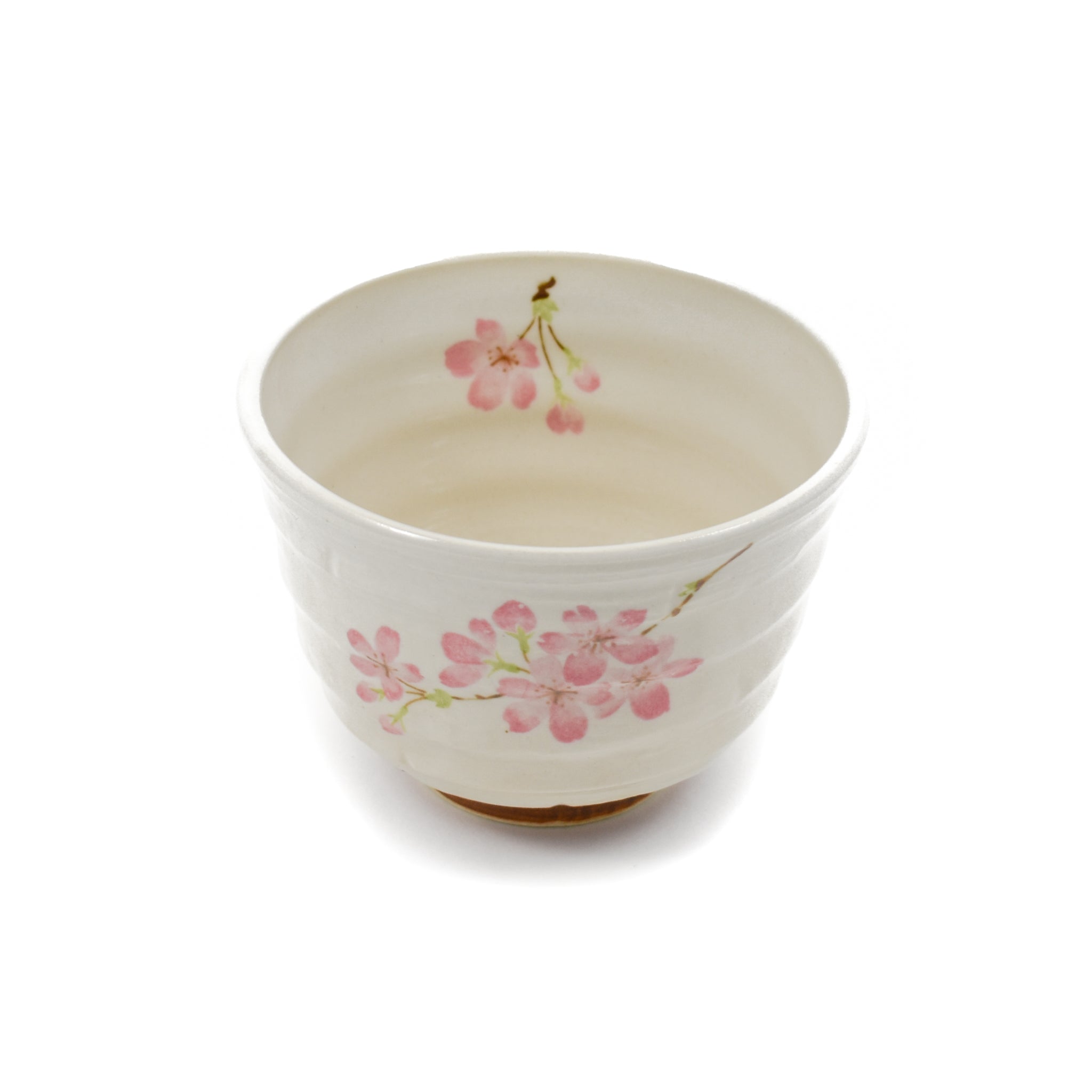 Kiji Stoneware & Ceramics Sakura Blossom Matcha Bowl Tableware Japanese Tableware Japanese Food
