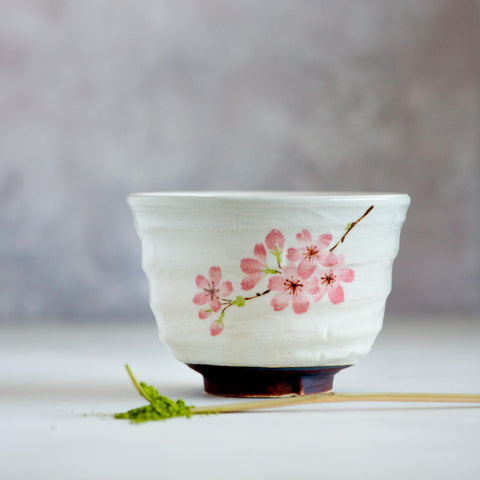Sakura Blossom Matcha Bowl, 12.8cm