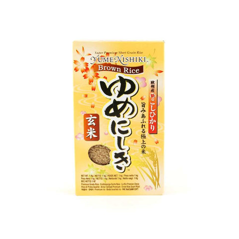 Yumenishiki Brown Sushi Rice, 1kg