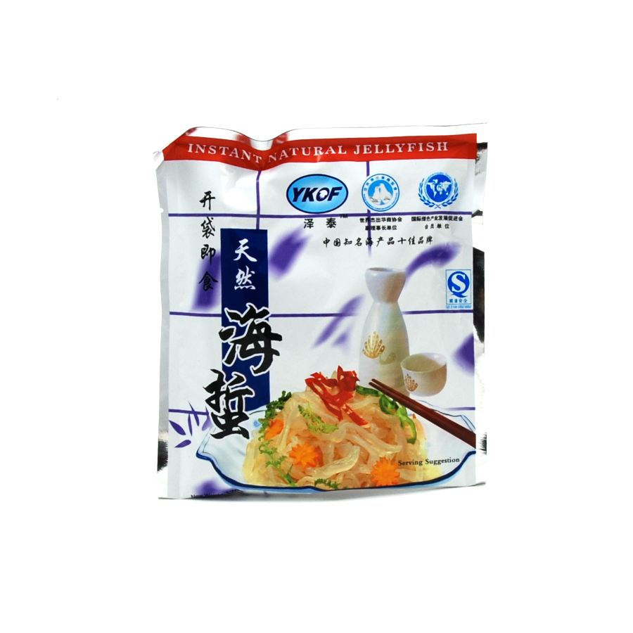 YKOF Instant Shredded Jellyfish 170g Ingredients Seaweed Squid Ink Fish Chinese Food
