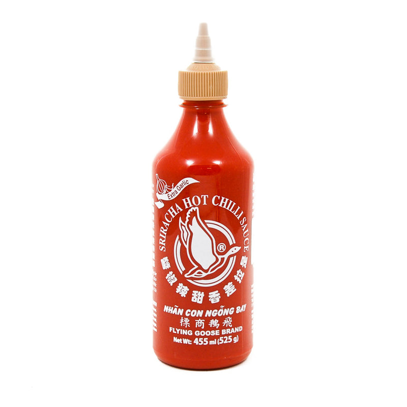 Flying Goose Sriracha - Extra Garlic 455ml Ingredients Sauces & Condiments Asian Sauces & Condiments Southeast Asian Food