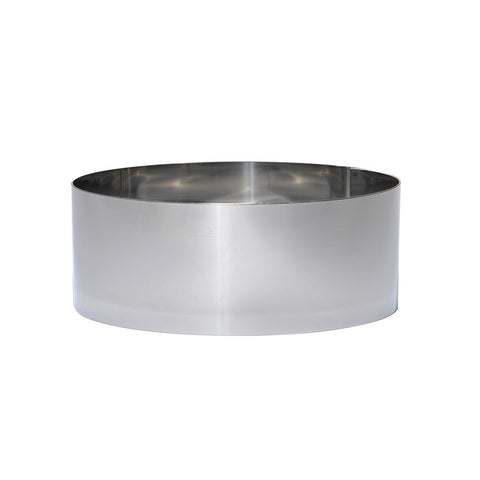 De Buyer Stainless Steel High Pastry Ring, 24cm