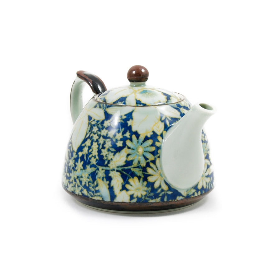 Kiji Stoneware & Ceramics Suisen Blue Japanese Teapot Tableware Japanese Tableware Japanese Food