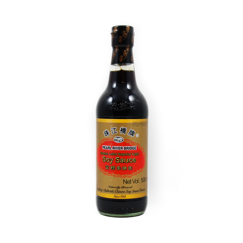 Pearl River Bridge Superior Gold Label Light Soy Sauce 500ml Ingredients Sauces & Condiments Asian Sauces & Condiments Chinese Food