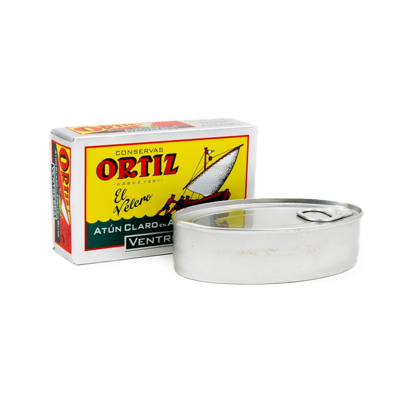 Ortiz Atun Claro Belly In Olive Oil - Ventresca 110g Ingredients Seaweed Squid Ink Fish Spanish Food