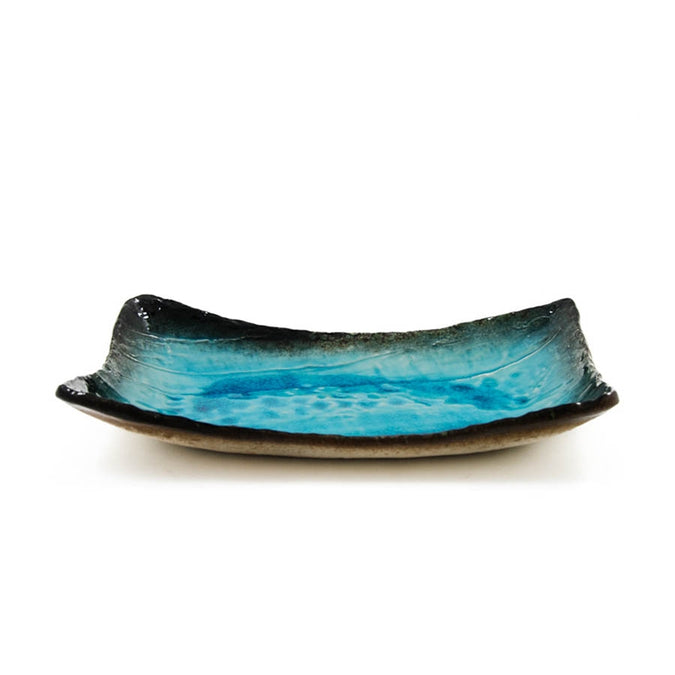 Turquoise Crackle Glaze Platter Buy Online Sous Chef UK