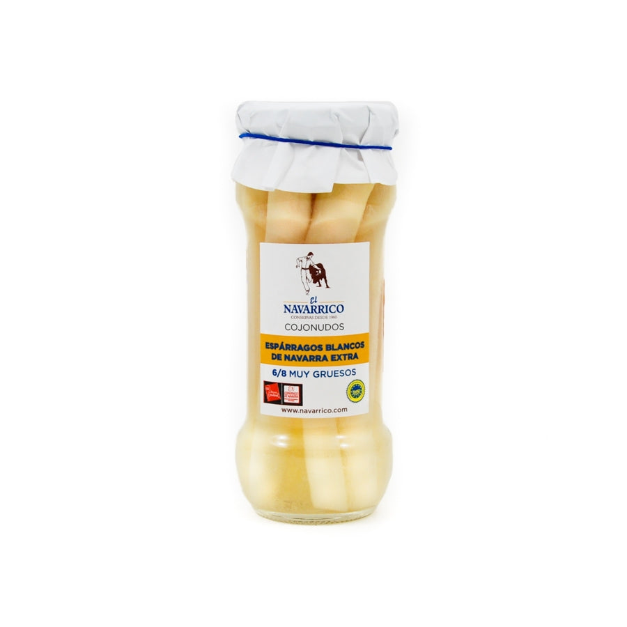 Navarrico Navarra White Asparagus IGP 330g Ingredients Pickled & Preserved Vegetables Spanish Food