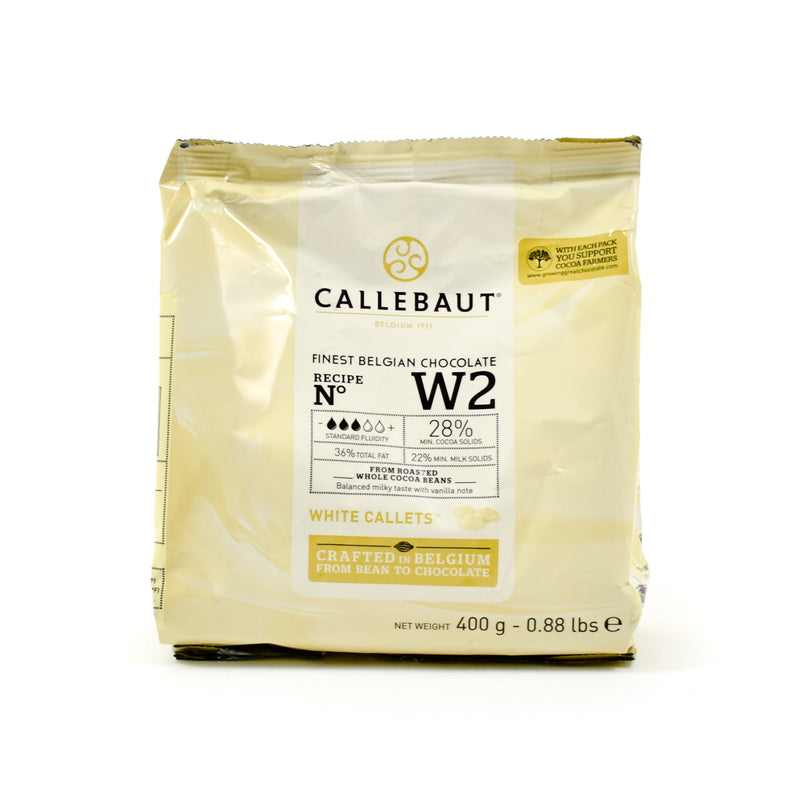 Sous Chef Callebaut White Chocolate Couverture 400g Ingredients Baking Ingredients Cooking Chocolate