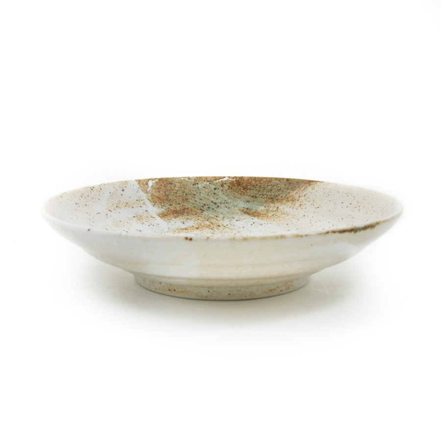 Kiji Stoneware & Ceramics Yukishino Plate 22.5 x 5cm Tableware Japanese Tableware Japanese Food