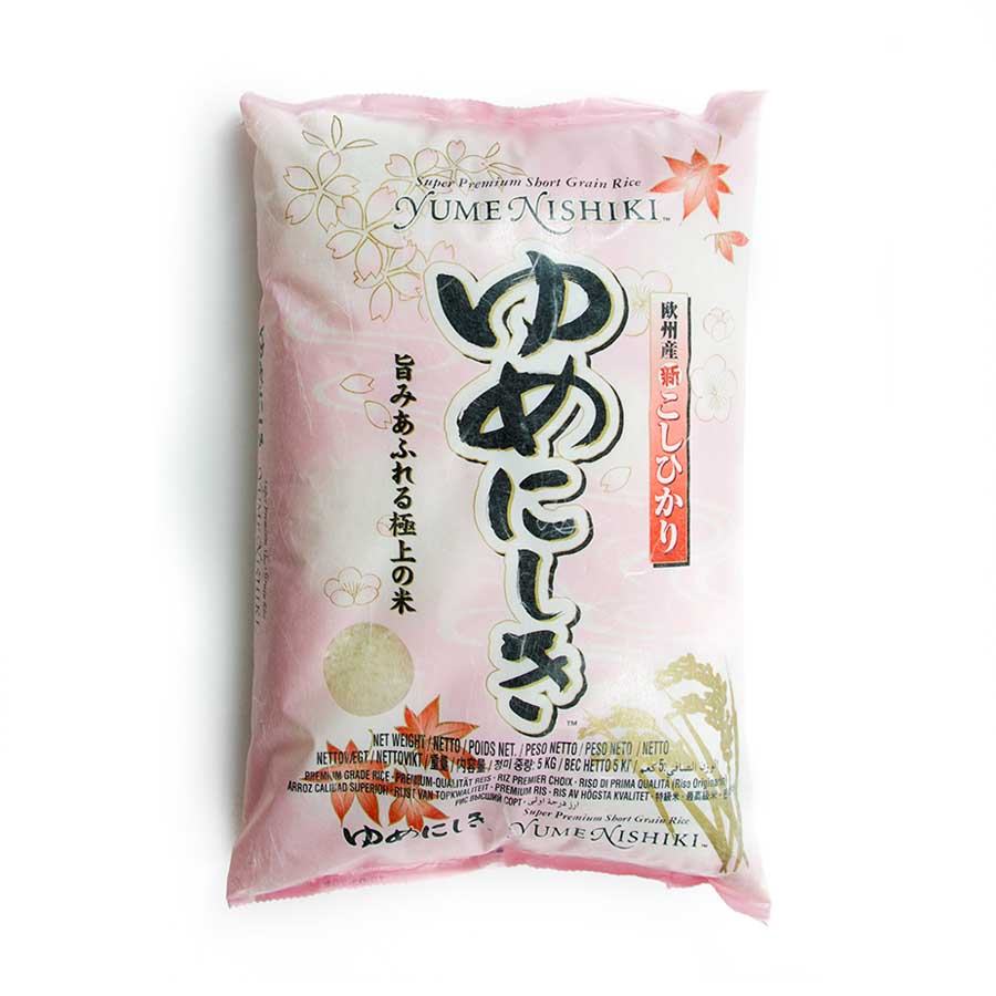 Yumenishiki Short Grain Sushi Rice 5kg Ingredients Pasta Rice & Noodles Rice Japanese Food