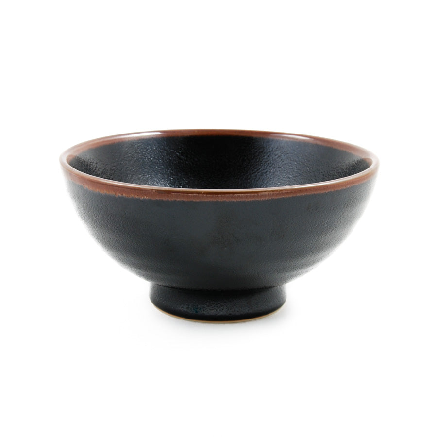 Kiji Stoneware & Ceramics Black Stoneware Ramen Bowl Tableware Ramen Bowls Japanese Food